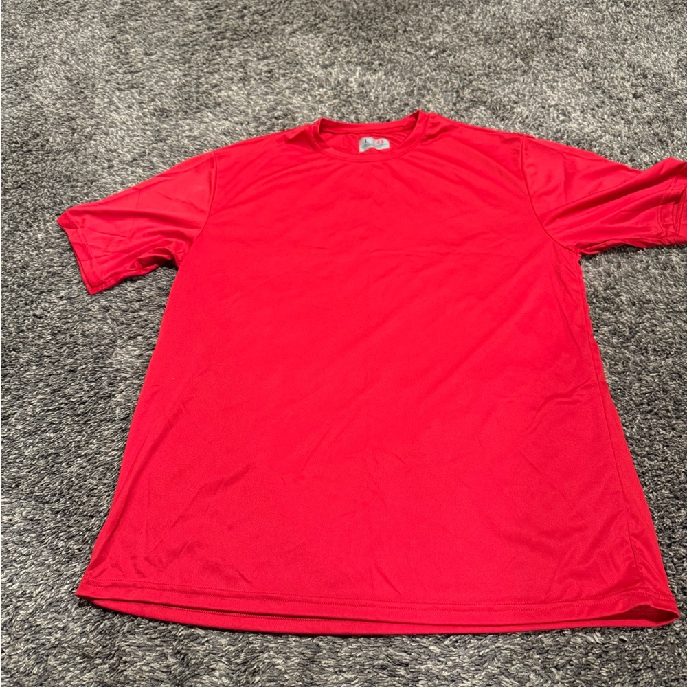 Vibrant Red Men's Short Sleeve Tee